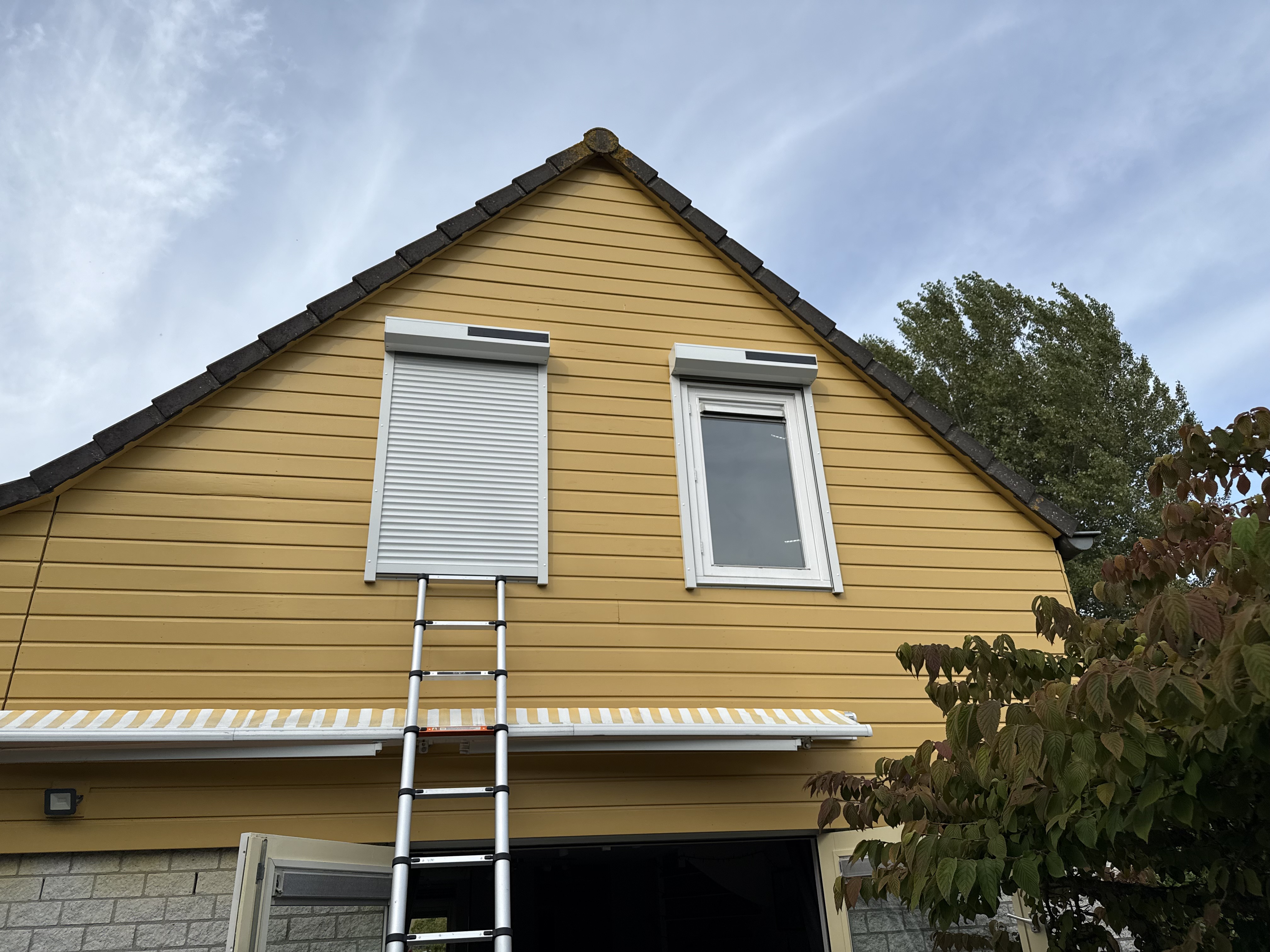 Solar elektrische voorzetrolluiken - review foto