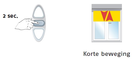 Stap 2 Somfy Oximo IO / RTS