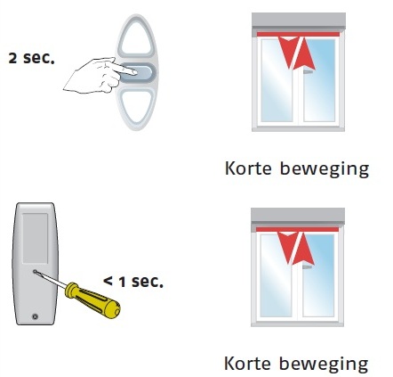 Stap 4 Somfy Oximo IO / RTS